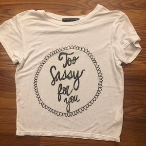 Brandy Melville crop top